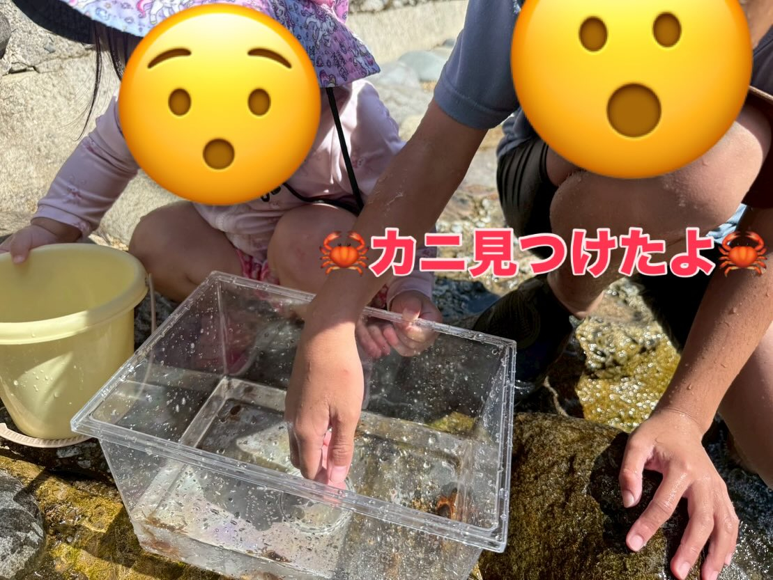 今日は待ちに待った初めての川遊び🌊👟✨