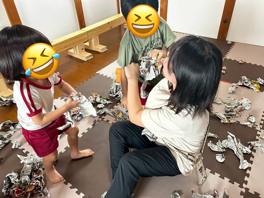 えがおのつぼみの初めての夏休みが始まり、約10日が経ちました...