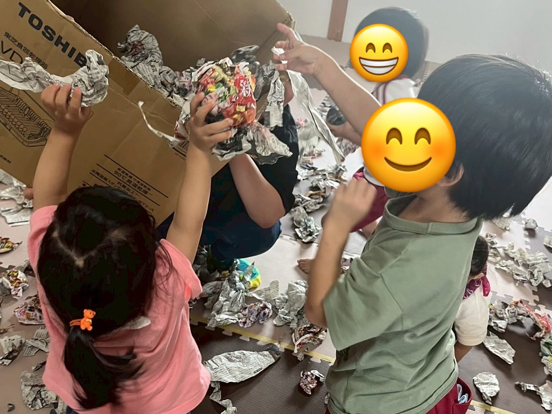 えがおのつぼみの初めての夏休みが始まり、約10日が経ちました...