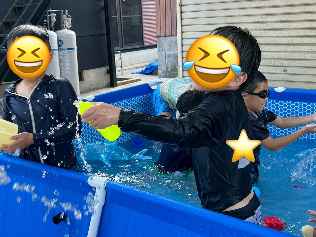 えがおのつぼみの初めての夏休みが始まり、約10日が経ちました...