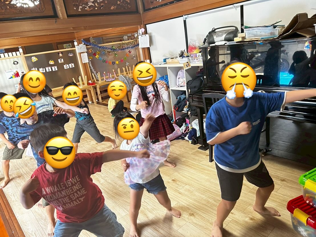 えがおのつぼみの初めての夏休みが始まり、約10日が経ちました...