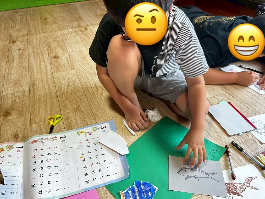 えがおのつぼみの初めての夏休みが始まり、約10日が経ちました...