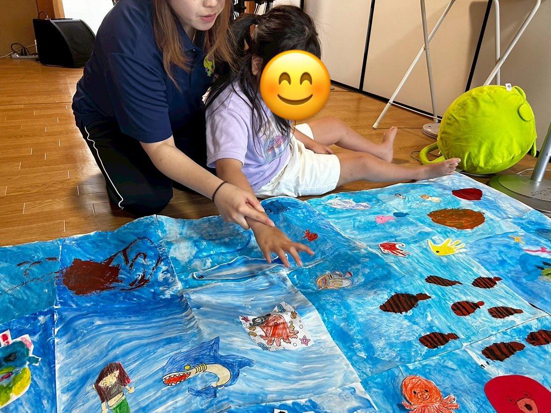 えがおのつぼみの初めての夏休みが始まり、約10日が経ちました...