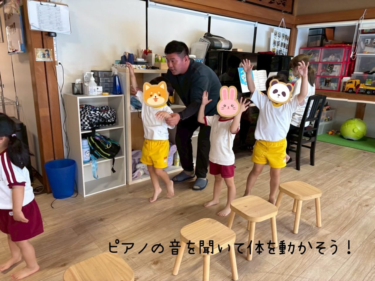 今日はリトミック活動をしました☺️