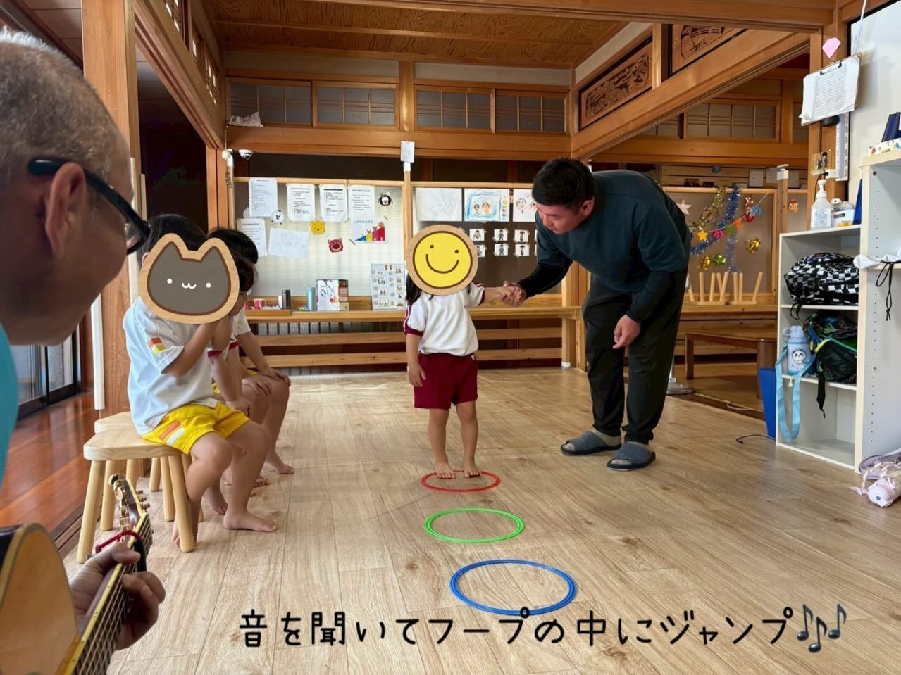 今日はリトミック活動をしました☺️
